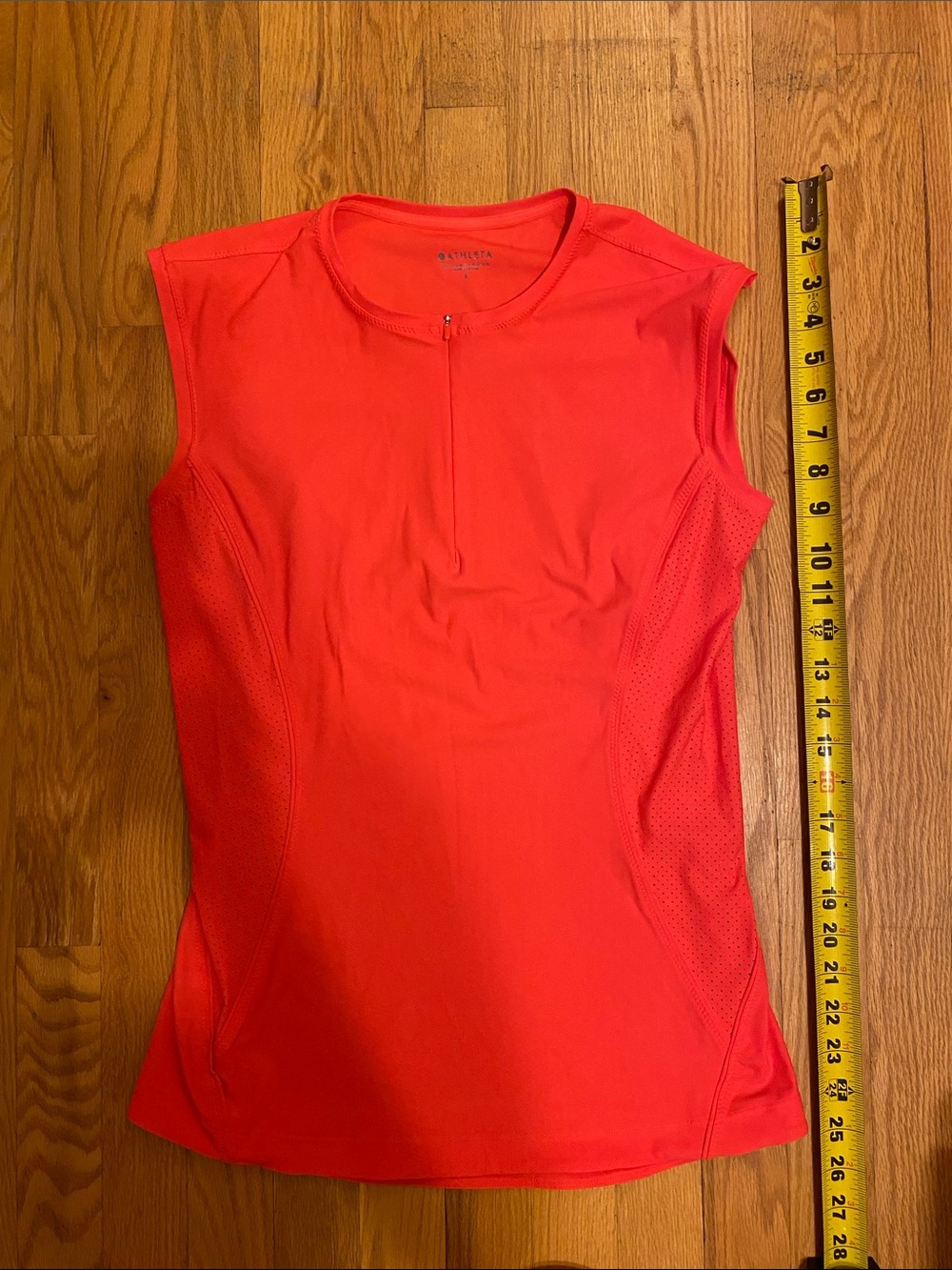 Athleta Orange/Red Rashguard Size Small - Picture 9 of 10